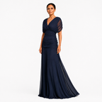 Constanze | Elegantes blaues Kleid
