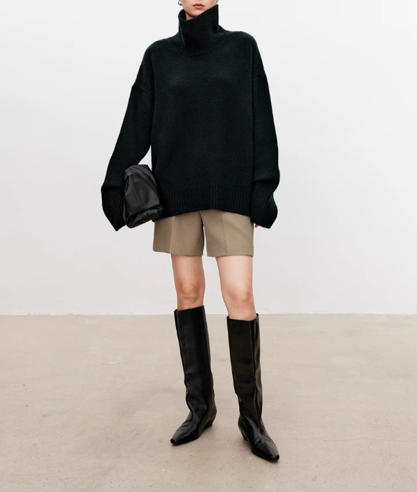 Klara | Rollkragenpullover in weichem Strick