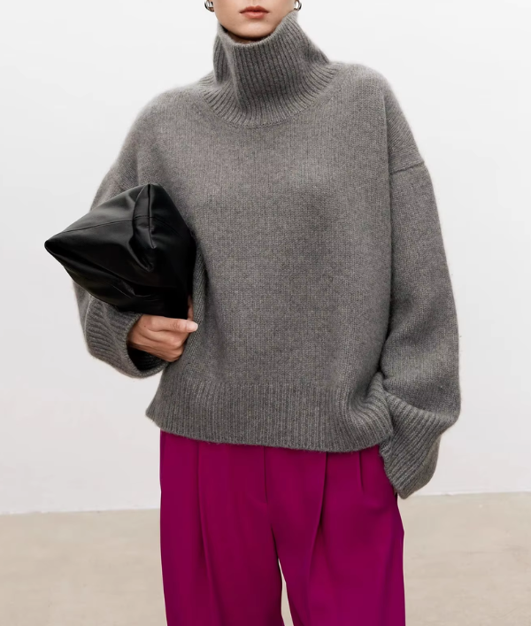 Klara | Rollkragenpullover in weichem Strick