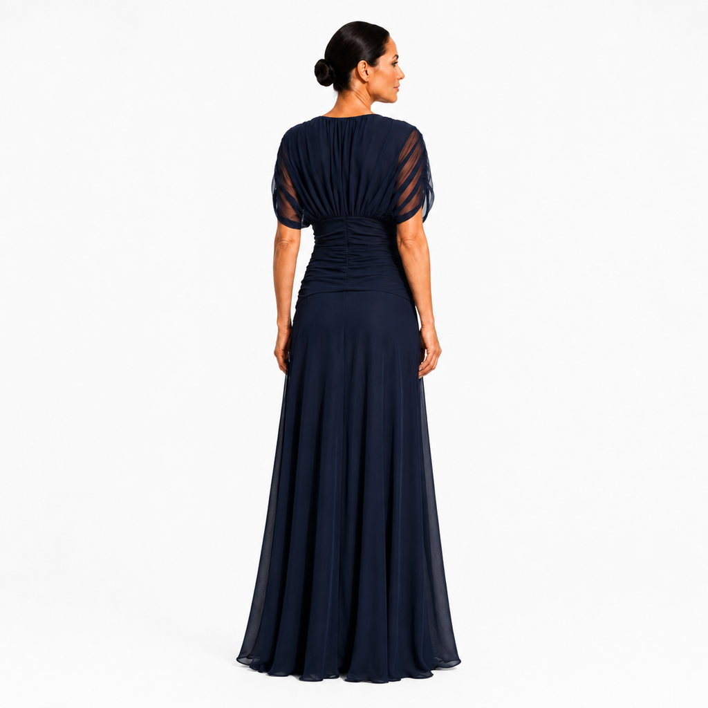 Constanze | Elegantes blaues Kleid