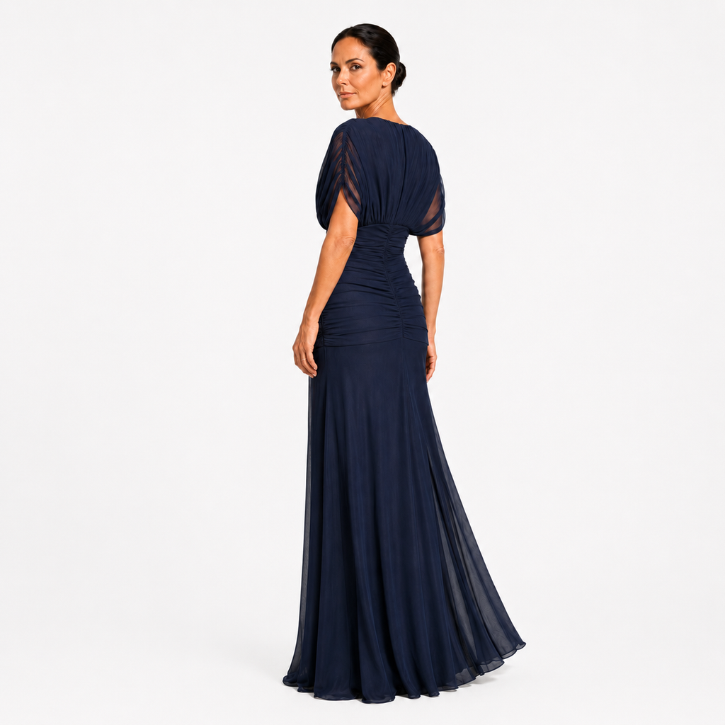 Constanze | Elegantes blaues Kleid