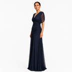 Constanze | Elegantes blaues Kleid