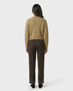 Frieda | Feingestrickter Pullover mit Spitzenmuster