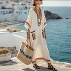 Vera | Elegantes langes Strandkleid im Sommerstil