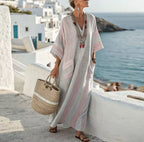 Vera | Elegantes langes Strandkleid im Sommerstil