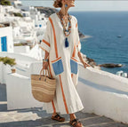 Vera | Elegantes langes Strandkleid im Sommerstil