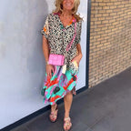Lena | Luftiges V-Ausschnitt Sommerkleid