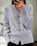 Vera | Feine Strickjacke mit Zopfmuster