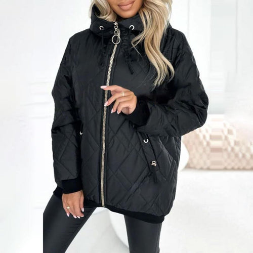 Frieda | Warme Winterjacke mit Kapuze