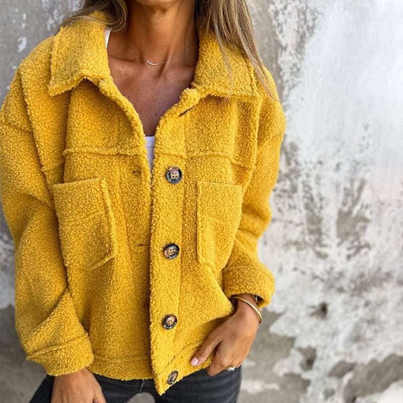 Mathilde | Strukturierte Jacke mit Knotendetail