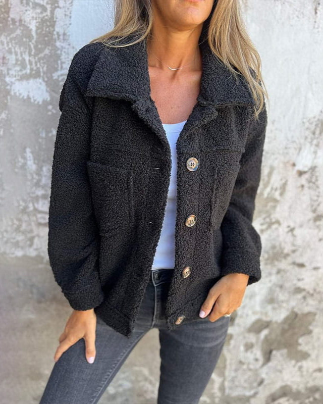 Mathilde | Strukturierte Jacke mit Knotendetail
