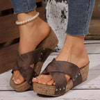 Lena | Luftige Keilabsatz-Sandalen im Boho-Stil