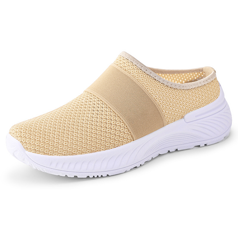 Mia | Leichte Slipper mit Samtbesatz