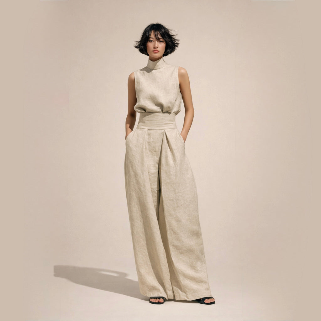 Vera | Raffinierter Jumpsuit mit Taillenbetonung