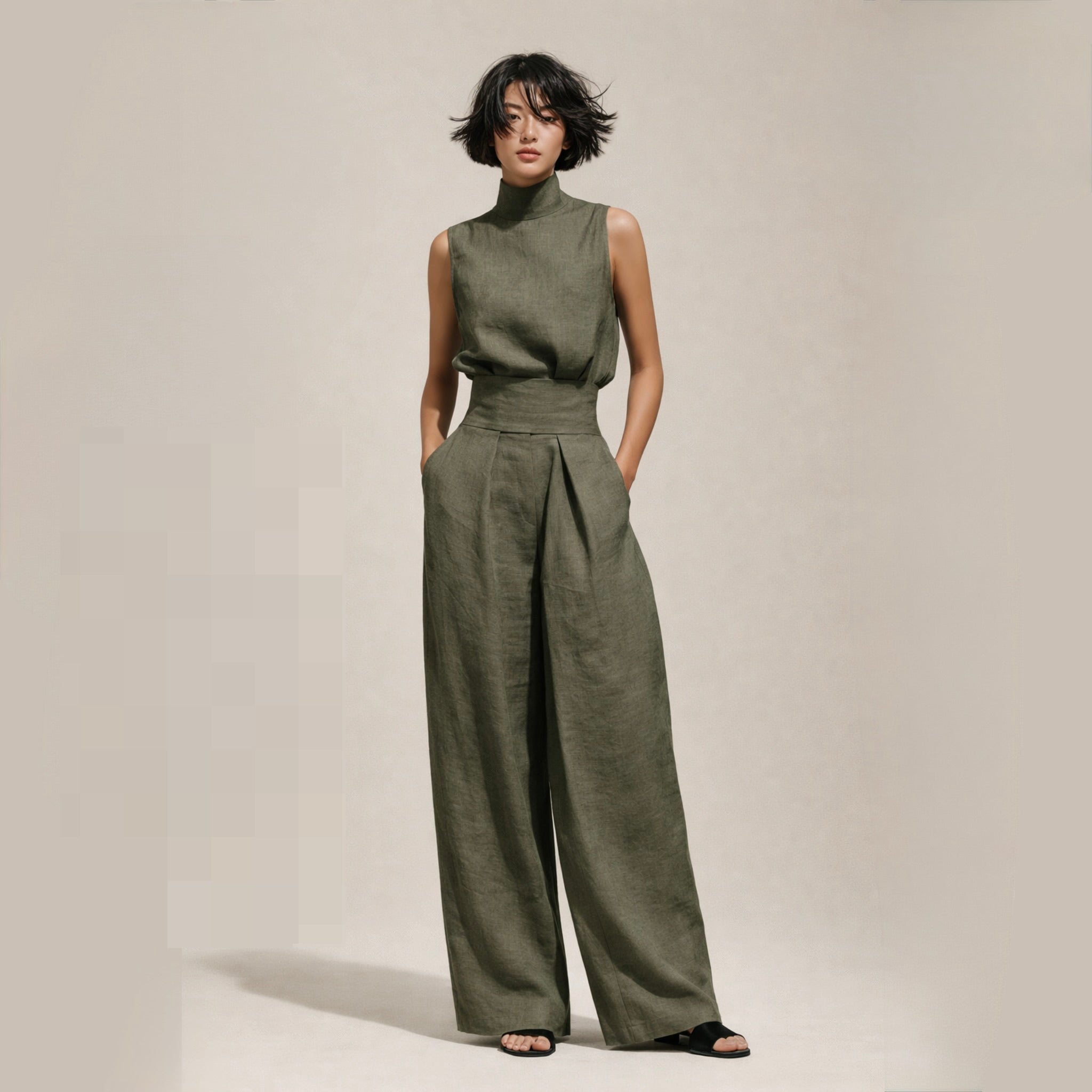 Vera | Raffinierter Jumpsuit mit Taillenbetonung