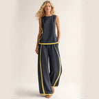 Vera | Elegantes Hosenset mit Weitem Schnitt