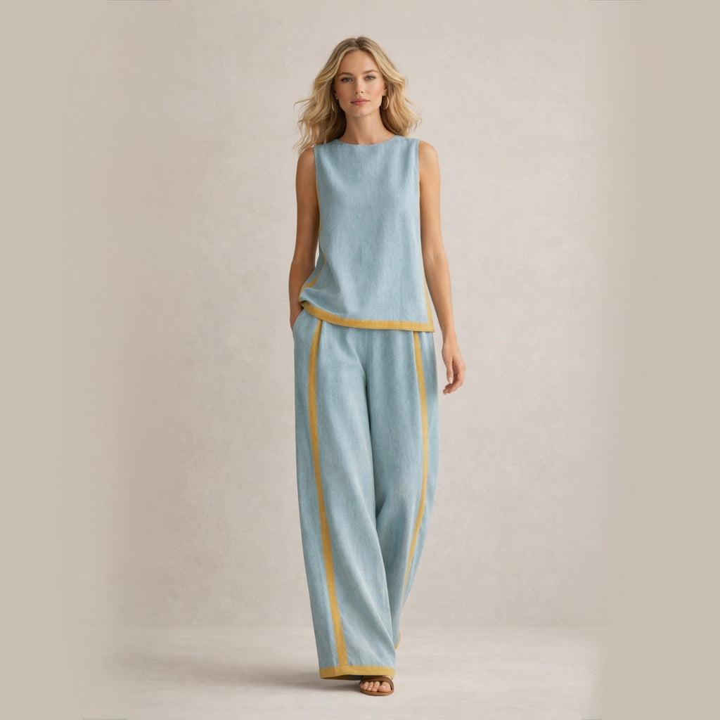 Vera | Elegantes Hosenset mit Weitem Schnitt