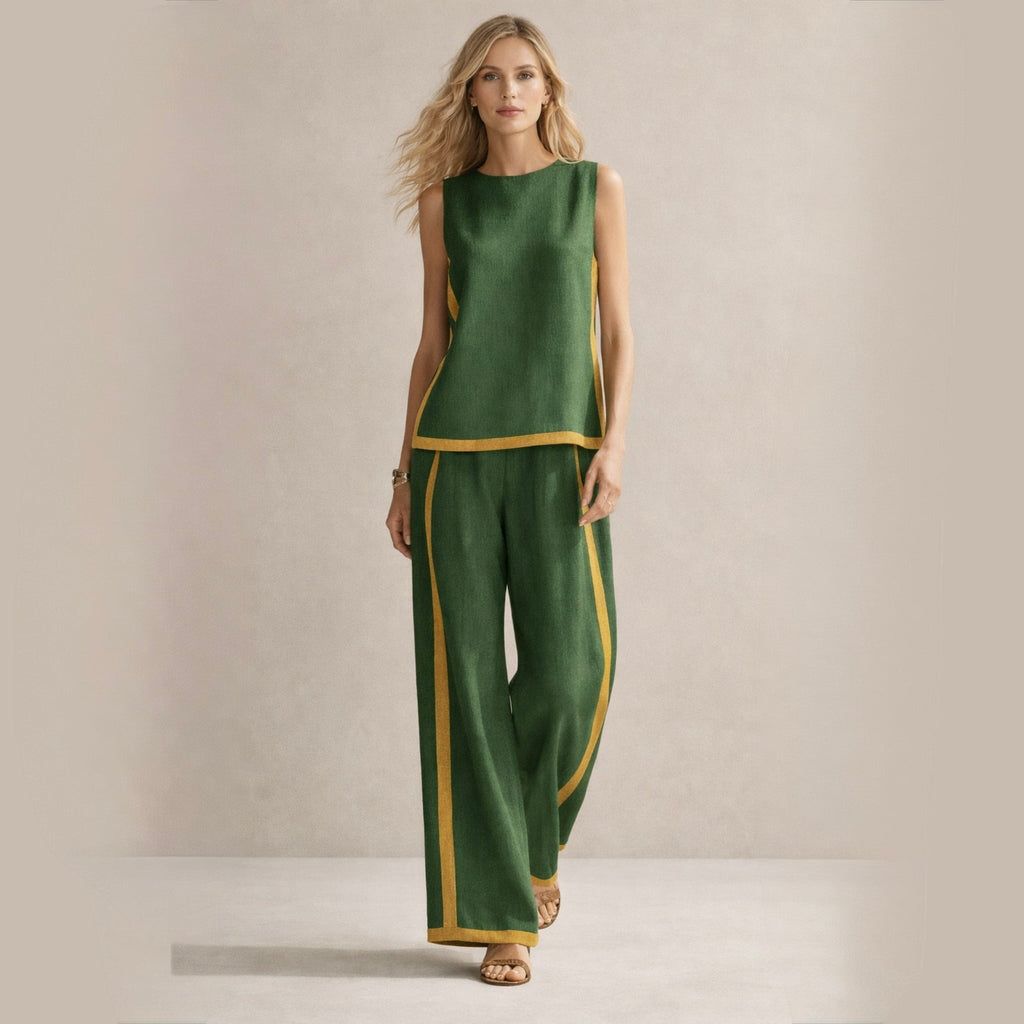 Vera | Elegantes Hosenset mit Weitem Schnitt