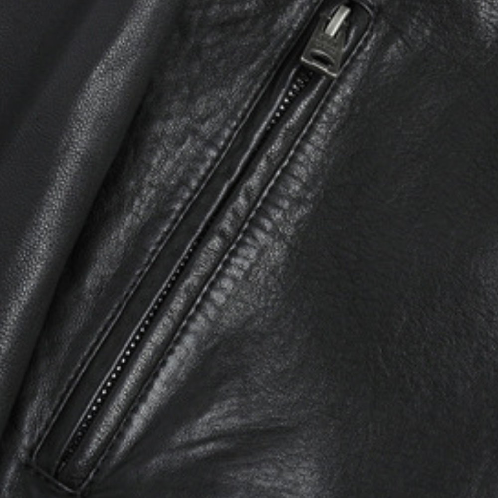 Diego | Klassische Leder-Bikerjacke für Herren