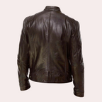 Diego | Klassische Leder-Bikerjacke für Herren