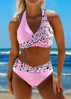 Vera | Verspielter Kreuz-Bikini in Schwarz
