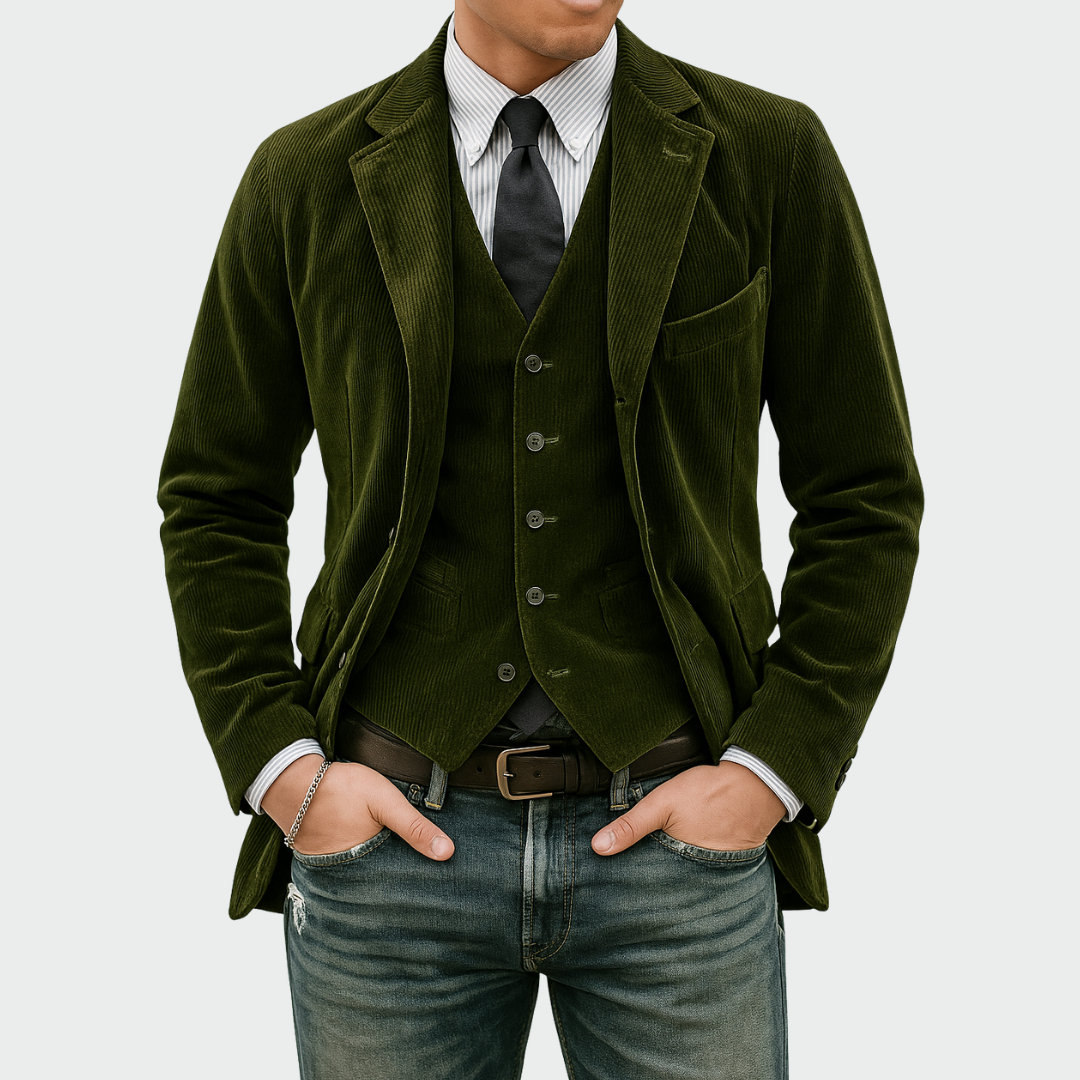 Louis | Zeitlose Blazer-Jacke mit Weste
