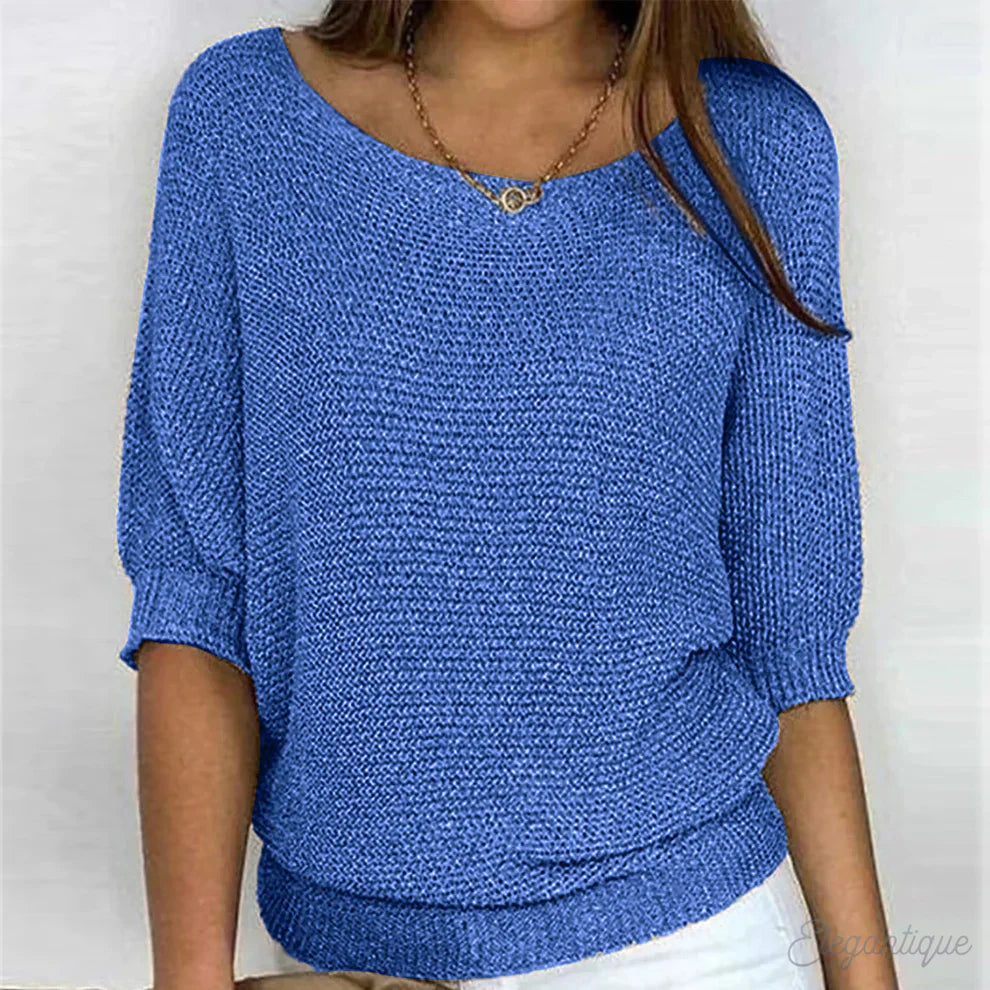 Vera | Klassischer Pullover in Strickoptik