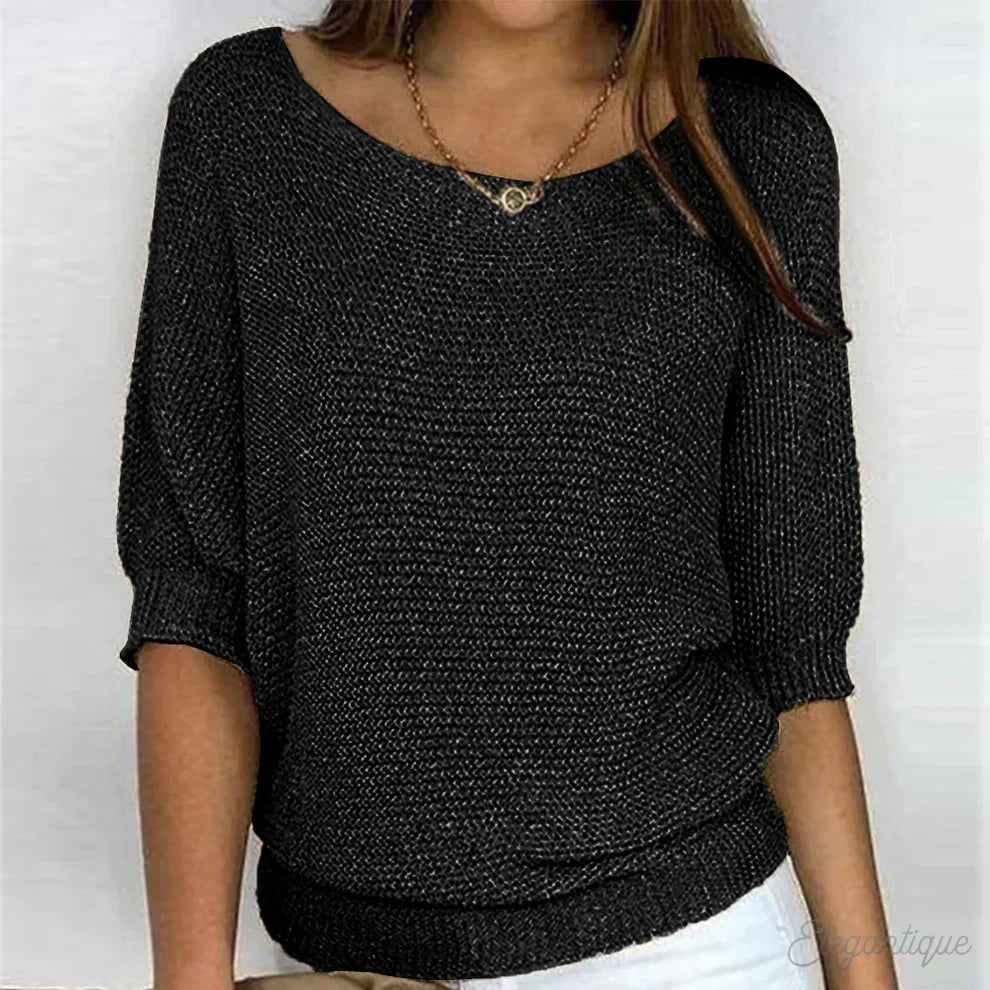 Vera | Klassischer Pullover in Strickoptik