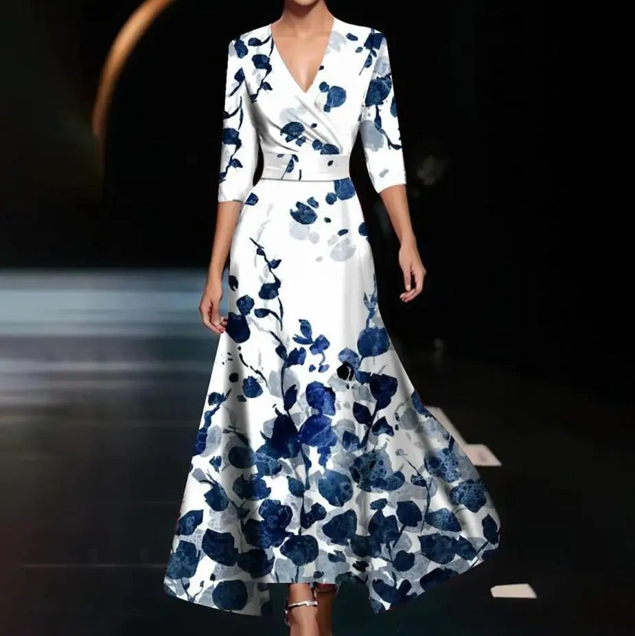 Lena | Florales Kleid mit elegantem Schnitt