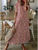 Vivienne | Leichtes Kleid mit V-Ausschnitt