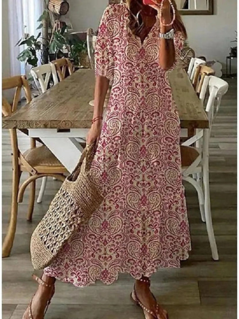 Vivienne | Leichtes Kleid mit V-Ausschnitt
