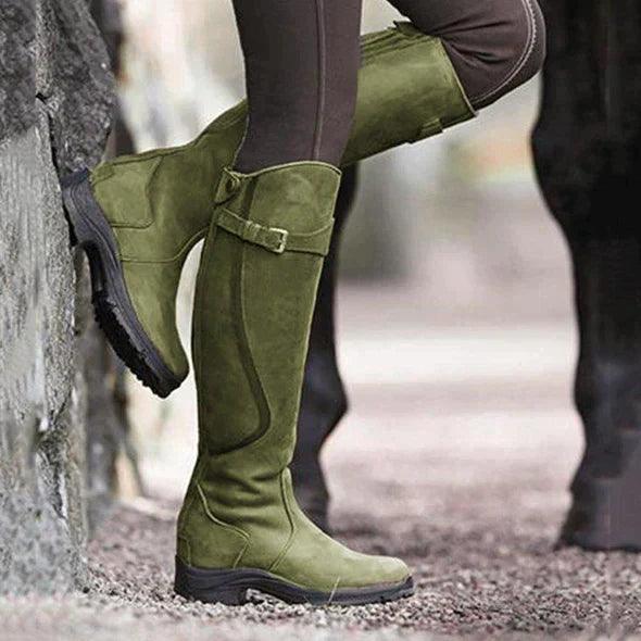 Vera | Wasserfeste Reitstiefel aus Leder
