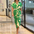 Tanja | Luftiges Freizeitkleid in Wickeloptik