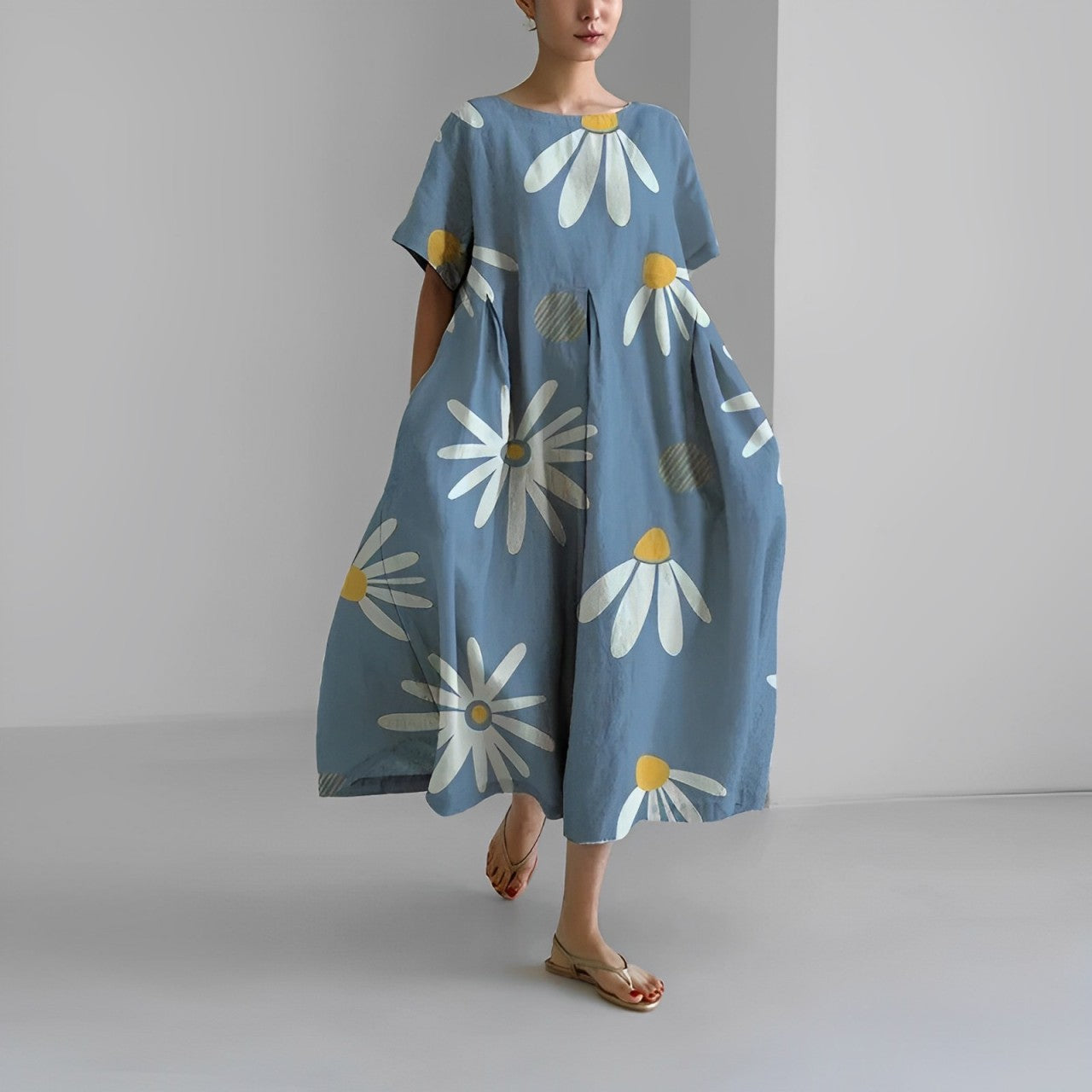 Vera | Luftiges Maxikleid in Leichtform